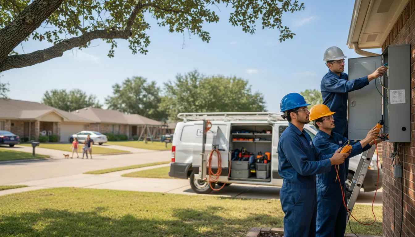 Certified electrician providing emergency electrical services in Warwick, ND